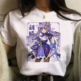 thumbnail image 4 of Women's Genshin Impact Short Sleeve T-Shirt Round Neck Regular Fit Polyester, 4 of 9