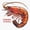 1pcs, variant on Shrimps Is Bugs Seafood Sticker