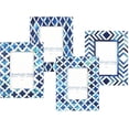 thumbnail image 2 of Handicrafts Home Photo Frame Blue White Bone Mosaic Moroccan Picture Frames - 4x6, Star, 2 of 5