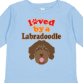 thumbnail image 4 of Inktastic Labradoodle Dog Lover Boys or Girls Long Sleeve Toddler T-Shirt, 4 of 5