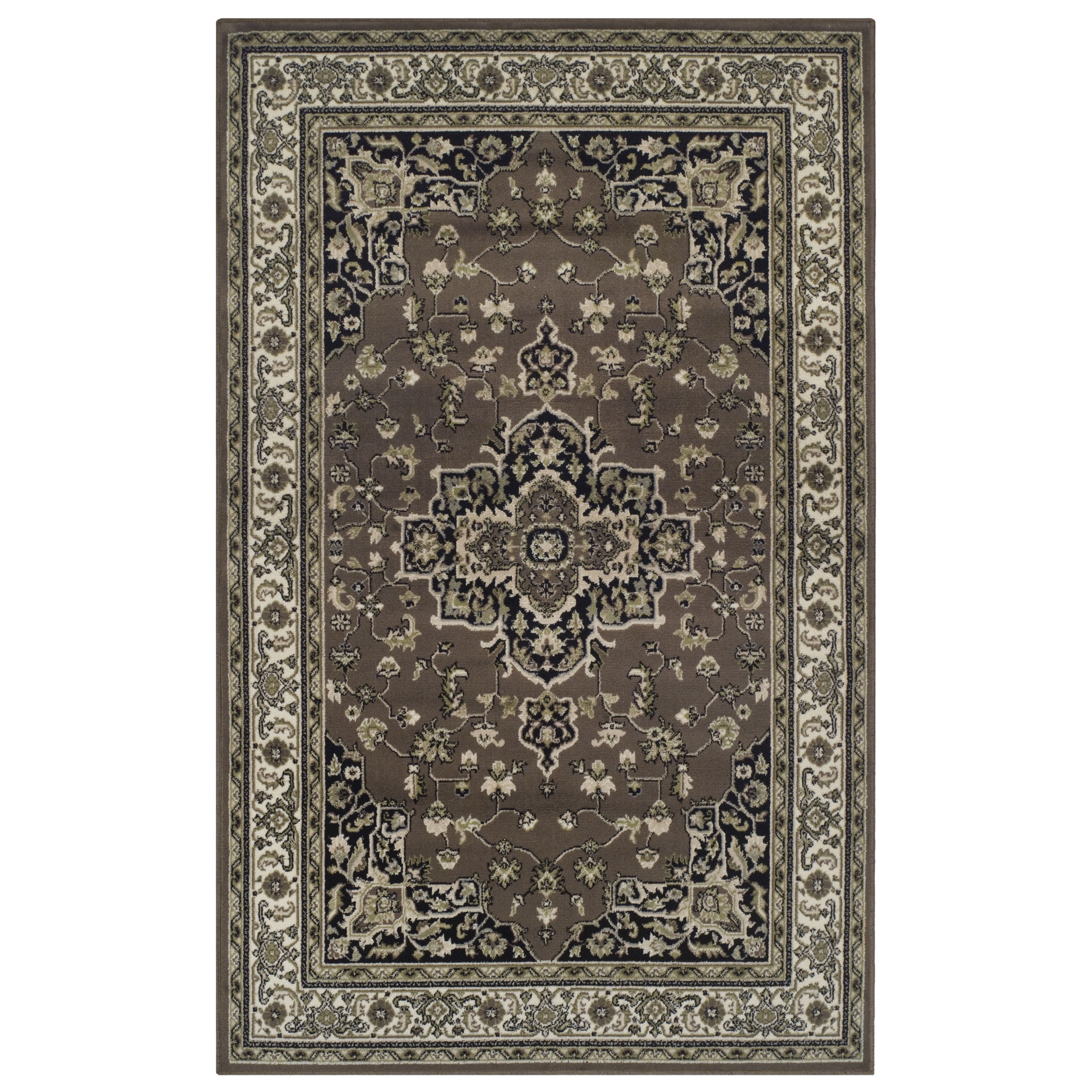 Superior Halifax Oriental Traditional Area Rug, Gray