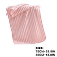 thumbnail image 3 of Candy Striped Fleece Towel, Thick Plush Quick Dry Lint Free Practical Design, Household Face Cloth, Bath Towel for Home Bathroom Daily Washing Shower Daily Use, 3 of 5