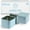 Sky Blue, variant on Hearts & Crafts Square 24 Tin Candle Tins with Lids for Candle Making - 8oz - Lavender
