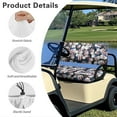 thumbnail image 6 of Yuyamidu American Flag Seat Cover for Golf Cart Back Rest Cover Full Set of 2 Golf Ball Club Car Backrest Button Seat Cushion Stylish Golf Cart Accessories, 6 of 7