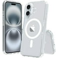 thumbnail image 5 of onn. iPhone 16 Plus Hard-Shell Clear Phone Case, Magsafe Compatible, Scratch Resistant, 5 of 5
