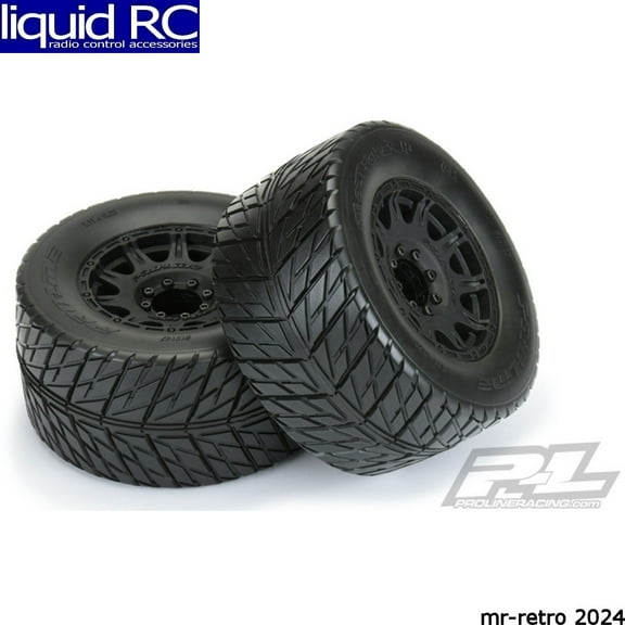Proline Racing PRO1016710 Street Fighter HP 3.8 in. Street Belted Tires Mounted Raid Wheels
