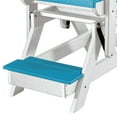 thumbnail image 4 of Pemberly Row Resin Fan Back Balcony Glider in Aruba Blue/White, 4 of 4