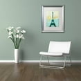 thumbnail image 3 of Trademark Fine Art "Paris City of Light" Canvas Art by Color Bakery White Matte, Silver Frame, 3 of 4