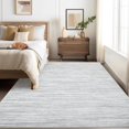 thumbnail image 1 of 4x6 Area Rug for Bedroom Modern Solid Throw Floor Cover Machine Washable Non-Slip Low Pile Simple Rug Contemporary Minimalist Area Rug for Living Room Dorm Home Nursery Room, Grey, 1 of 17