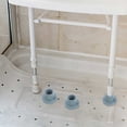 thumbnail image 4 of Phenofice 4pcs Shower Stool Rubber Feet For Bath Chair Grey Non-Slip Comfort Elderly Use, 4 of 6