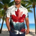 thumbnail image 2 of Pisexur Shirts for Man T Hommes Mode Décontractée Col Rabattu Imprimé Manches Courtes Chemise Boutonnée Blouse Marine, L Chemises de Golf Hommes & Chemises Hommes, 2 of 7
