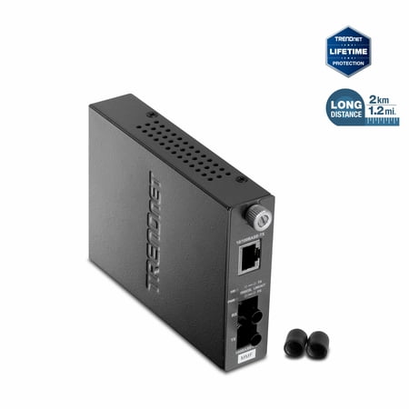 UPC: 0710931504101 | TRENDnet TFC-110MST 10/100Base-TX to 100Base-FX ST-type Fiber Converter