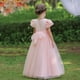 thumbnail image 5 of Falda infantil Vestido de princesa infantil Vestido de niña con flores rosas Falda larga con lazo, 5 of 6