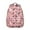 Pink Cute Dachshund, variant on Paw Prints Backpack for School,Cute School Bag,Schoolbag with Adjustable Shoulder Straps & Padded Back,15.3"x11"x7.1".