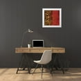 thumbnail image 3 of Zarris, Chariklia 26x26 White Modern Wood Framed Museum Art Print Titled - Native Tradition II, 3 of 4
