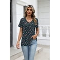 thumbnail image 5 of Zeagoo Womens Basic T-shirts Short Sleeve V-Neck Shirts Summer Casual Tops Daily Wear, 5 of 7