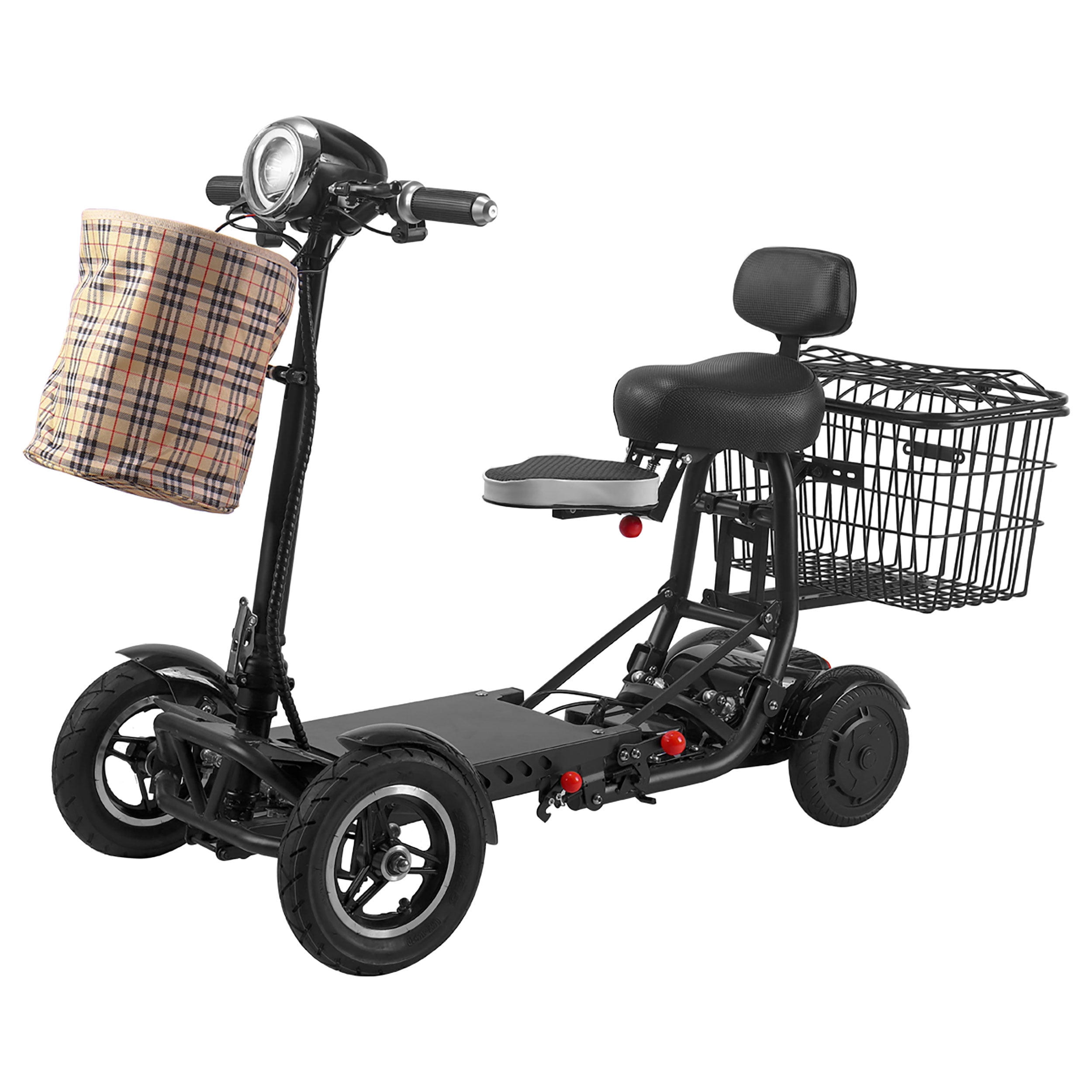 Smart Electric Power 4 Wheels Foldable, Extra Child Seat - Walmart.com