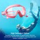 thumbnail image 2 of Gafas natación Anti-Fog ajustable Vista ancha HD (adultos) rosa, 2 of 9