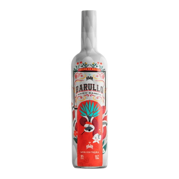 Licor con Tequila Barullo Con Luz Led 750 Ml Barullo Licor con Tequila