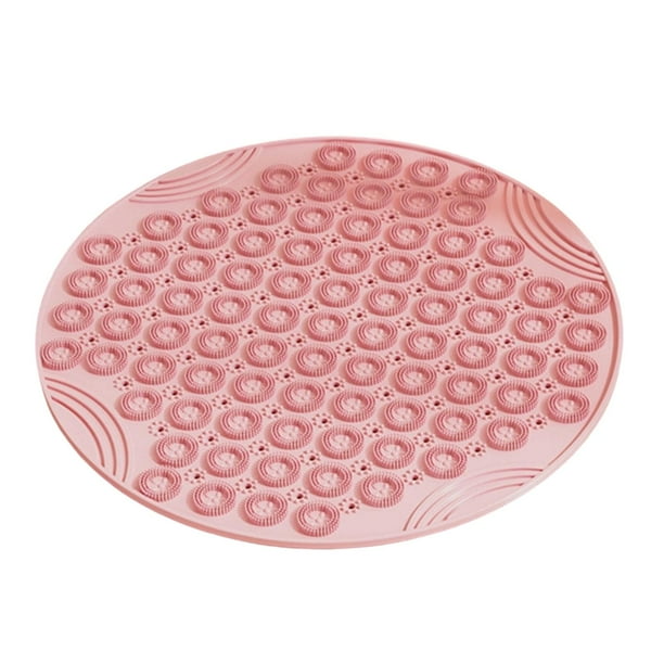 Tapete de masaje para pies,Alfombrilla de masaje de acupresión para pies,almohadilla de masaje para dedos,Tapete sensorial para caminar Foot Sole Fitness,Alfombra sensorial de rompecabezas rosa