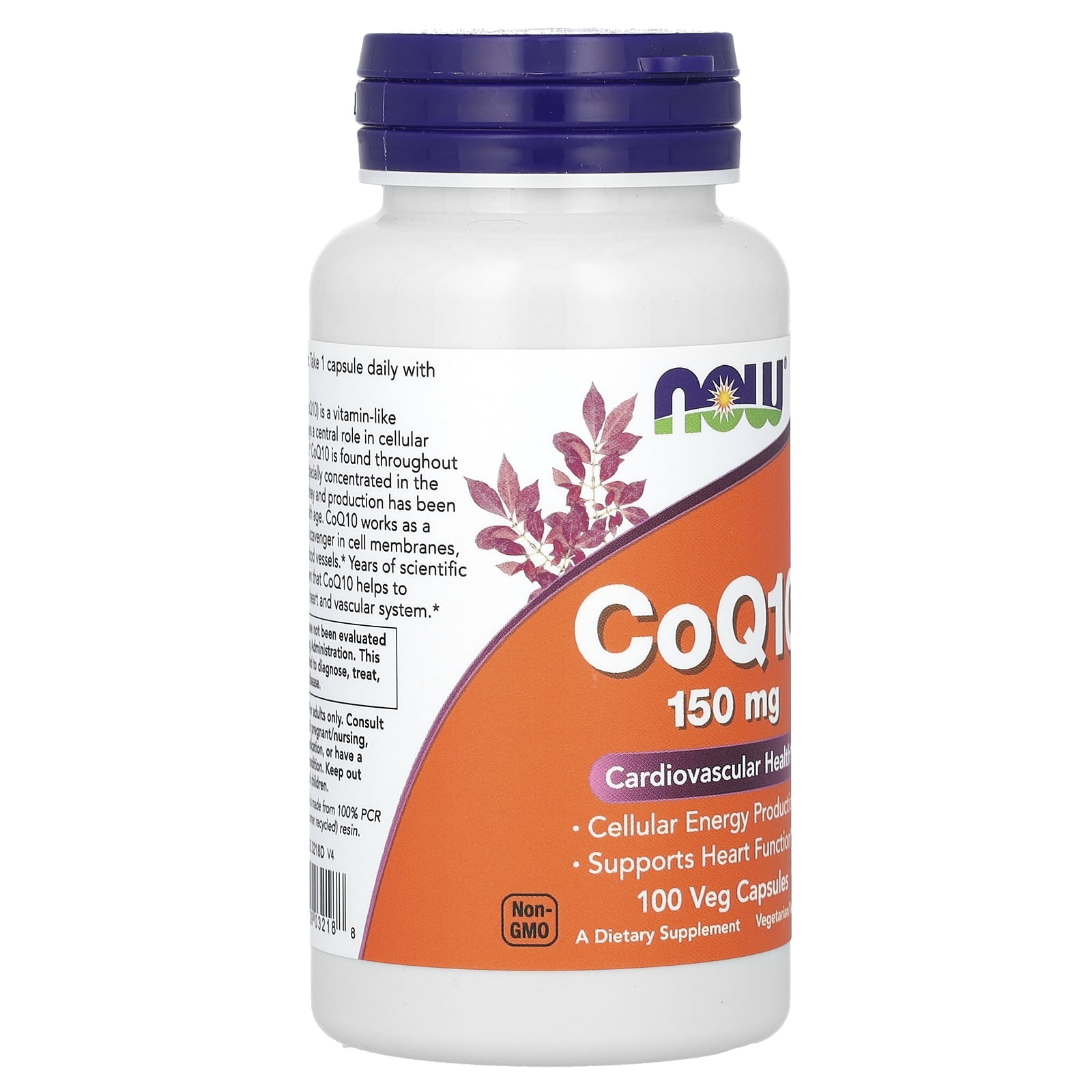 NOW Foods CoQ10, 150 mg, 100 Veg Capsules