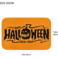 thumbnail image 2 of Bath Mat for Bathroom Halloween Pumpkin Orange Black Bathroom Rug No Silp,Cover Floor Rug Floor Mat 16x24 lnches Bathroom Decoration, 2 of 5