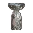 thumbnail image 2 of TOV Furniture Rue Grey and Blush Marble Side Table, 2 of 5