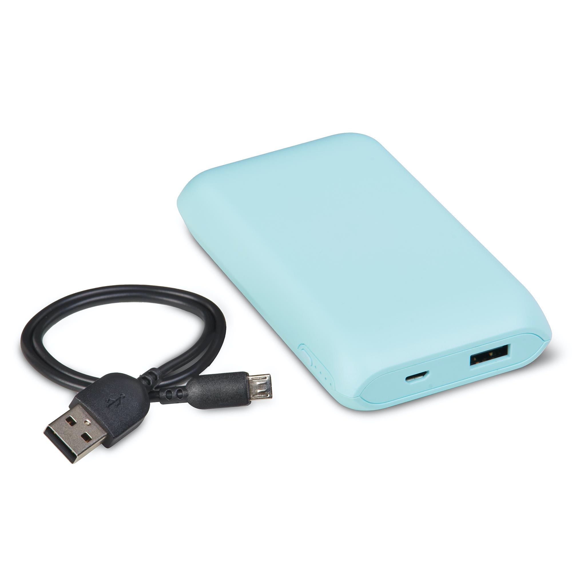 onn. Portable Battery, 8k mAh, Aqua