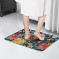 thumbnail image 4 of Pioneer Flower Floral Print Flannel Non Slip Door Rugs,Washable Door Mats Indoor,Decorative Door Mats,Dirt-Resistant and Absorbent Doormat for Entrance,Bedroom,Kitchen,Bathroom,23.5"x16", 4 of 5