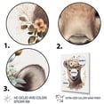 thumbnail image 3 of Designart Cute Baby Bear With Floral Crown III Canvas Wall Art, 3 of 5