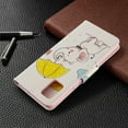 thumbnail image 5 of Dteck Case For Samsung Galaxy A71 4G (6.7 inch), Magnetic Patterned Folio PU Leather Wallet Case Card Slots Pocket Flip Stand Protective Phone Cover ,Cute Elephant, 5 of 5