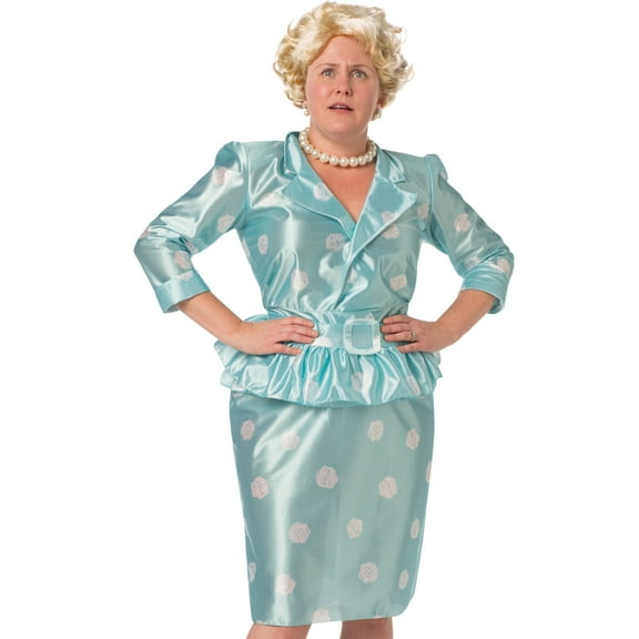 Rasta Imposta Golden Granny Ditzy Halloween Costume with Wig, Adult, Size S-M