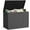 Black, variant on SENYUM Upgrade Outdoor Storage Box, Waterproof Resin Deck Box, Storage Bin for Package Delivery, Patio Furniture Cushion, Garden Tools, Pool Accessories, Weatherproof and UV Resistant
