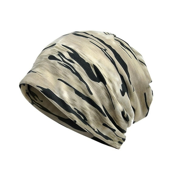 MEICHEN Turbans for Women Women India Muslim Stretch Turban Hat Camouflage Print Hair Loss Head Scarf Wrap All Seasons Fashion Must Have