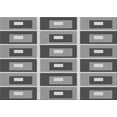 thumbnail image 1 of Ahgly Company Machine Washable Indoor Rectangle Transitional Gray Cloud Gray Area Rugs, 3' x 5', 1 of 7