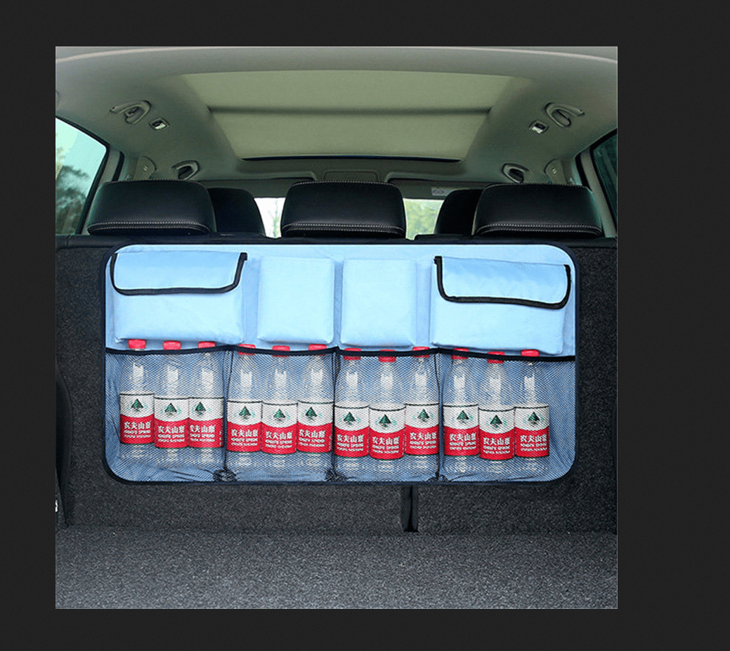 90cm Car Trunk Organizer Car Interior Accessory Back Seat Storage Box Bag Oxford