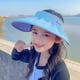 thumbnail image 4 of UPF 50+ - Visera para niños con visera para el sol, ajustable, para deportes atléticos, verano, ala ancha, protección UV, gorra de playa, 4 of 5