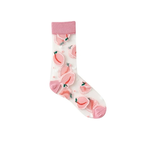 

Gzztg Socks Fashion Women Mesh Ladies Breathability Patchwork Thin Socks Women’S Stockings