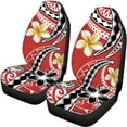 thumbnail image 5 of Pzuqiu Red Floral Car Seat Covers Lightweight Car Seat Covers Full Set Easy to Install Easy Installation Car Seat Cushion Fit for Trucks Cars, 5 of 10