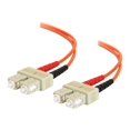 thumbnail image 5 of C2G 1m SC-SC 50/125 Duplex Multimode OM2 Fiber Cable - Orange - 3ft - patch cable - 3.3 ft - orange, 5 of 6