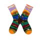 thumbnail image 1 of Zhuge 1 par de calcetines de algodón asimétricos AB creativos, calcetines elegantes y modernos para hombre y mujer, calcetines de amantes populares personalizados, calcetines, bosque, 1 of 3