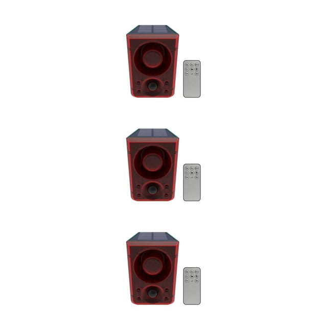 Naiovety Alarma audible y visual ABS para máxima seguridad Selección de tres marchas para todos los lugares y alarma de luz y sonido rojo Type1 NO1
