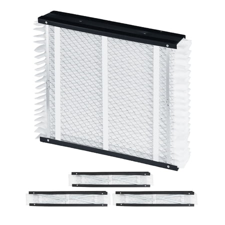 20x25x4 Furnace Filter MERV 13 HVAC Ac Filters 12-Month Electrostatic Pleated Air Conditioner Filters 4-Pack (Actual Size: 20.47x25.20x3.98 ) for Capturing Dust Smog Pet Dander