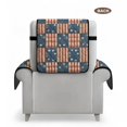thumbnail image 3 of SCRAWLGOD 250th Anniversary Recliner Chair Covers American Flag Patchwork Print Non Slip Universal Furniture Protector Anti Dust Recliner Chair Cover with Pocket, 3 of 7