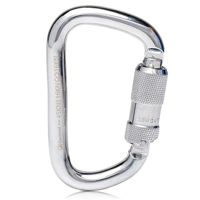 Mosquetón para escalada en roca Toystoory Accesorio de bloqueo Plata