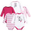 Hudson Baby Unisex Baby Cotton Long-sleeve Bodysuits