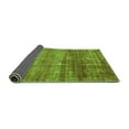 thumbnail image 2 of Ahgly Company Indoor Rectangle Abstract Green Modern Area Rugs, 7' x 10', 2 of 4