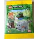 thumbnail image 2 of Miniset LEGO Minecraft de juguete: minifigura de Alex con lobo, 2 of 7