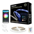 thumbnail image 2 of Tatazone RgBWW Smart LED Strip Lights, 328FT Tunable White 3000K-6500K+RgB WiFi Led Light Strips Work with Alexa and google, Music Sync color changing LED Lights for cabinet, Kitchen, Room, TV, 2 of 4