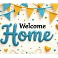 thumbnail image 4 of Festive Colors Homecoming Banner Party Decoration Welcome Home Banner for Family Gathering Indoor Decor Celebration, 4 of 7